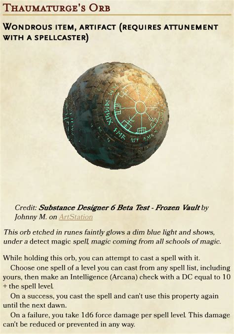 dnd 5e attunement|dnd 5e artifacts.